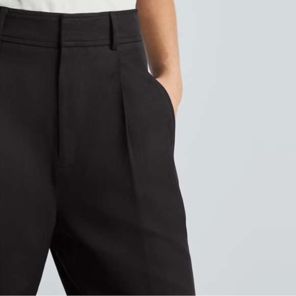 NEW The Way-High Drape Pant Black High Rise Slouchy Wide Leg Slacks Size 00 S - Picture 4 of 12